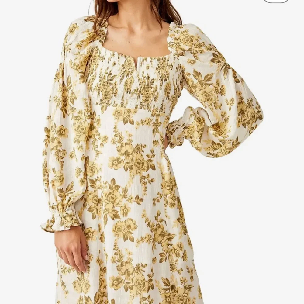 Free People Jaymes Midi Floral Dress - Picture 8 of 8